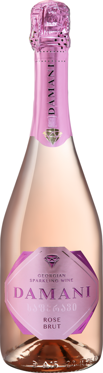 07u3ebefm68qlocntd9j8n25qijhe77w Игристое вино Damani Rose Brut Telavi Wine Cellar 2021 0.75л