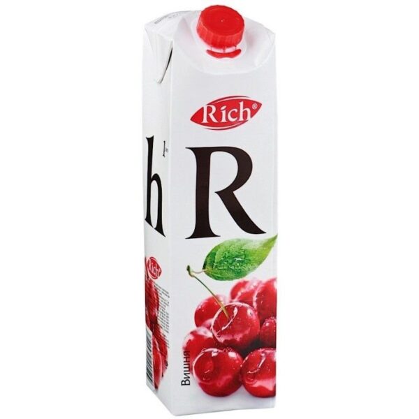 452_0 Сок RICH ВИШНЯ 1L