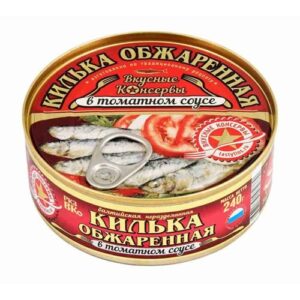 558_0 Консервы КИЛЬКА В ТОМАТЕ обжаренная 240г