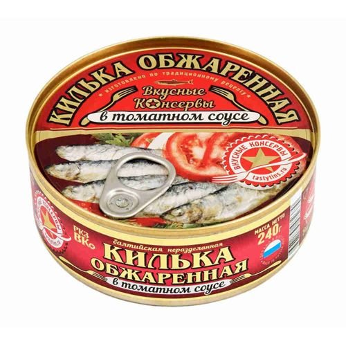 558_0 Консервы КИЛЬКА В ТОМАТЕ обжаренная 240г