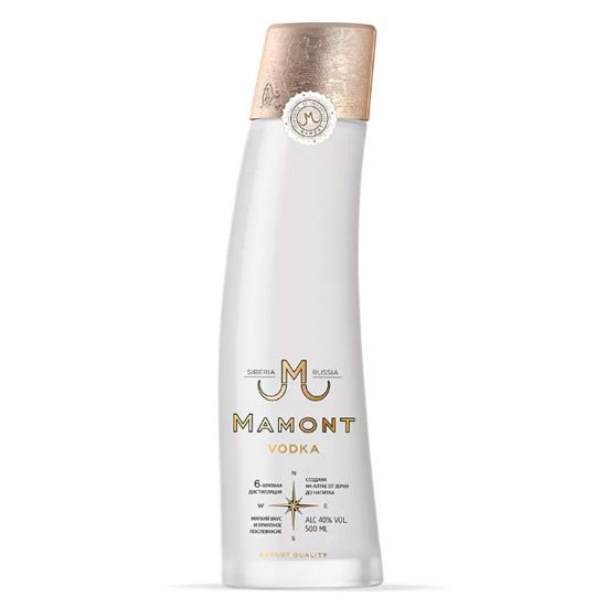 604_0 Водка МАМОНТ 0,5